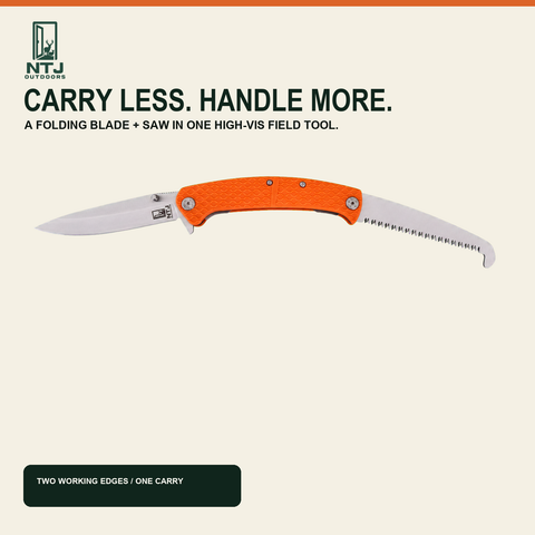 NTJ 814 Folding Field Knife with Saw